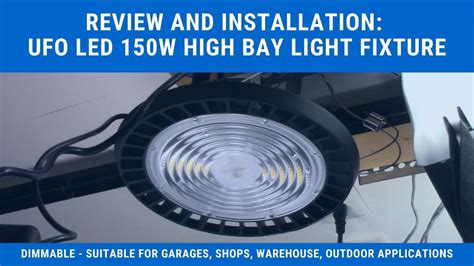 ufo high bay light fixture instructions